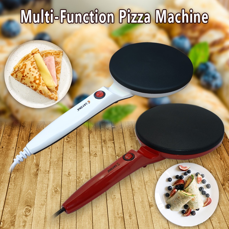 Machine à crêpes Pizza électrique 220v | Plancha antiadhésive, poêle à crêpes, outils de cuisine, poêle à crêpes portables