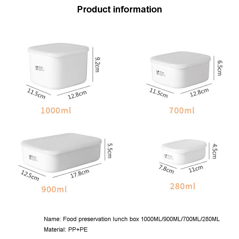 Geïsoleerde Lunch Verse Doos Student School Lunchbox Servies Bento Voedsel Vruchten Container Opslag Ontbijt Dozen