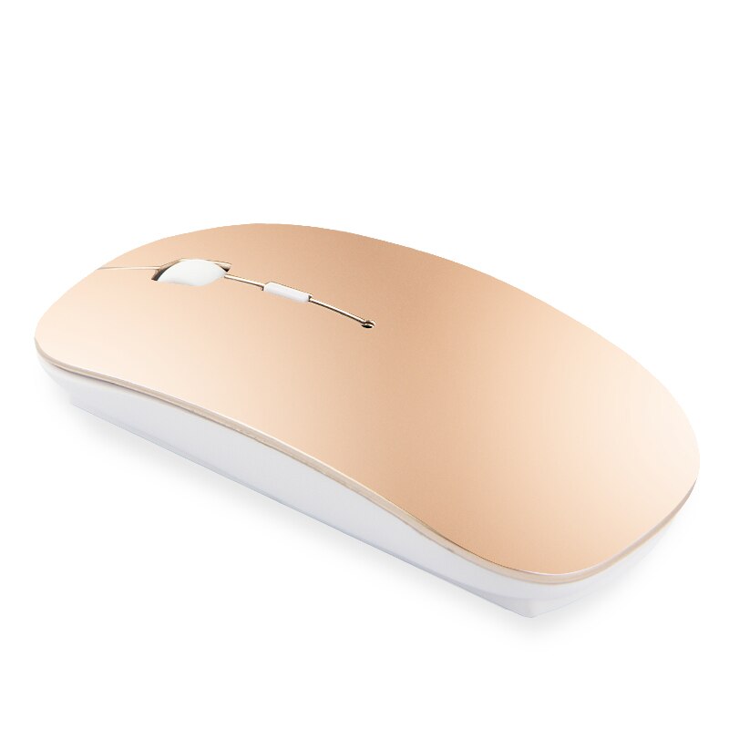 Ratón Bluetooth para Huawei MateBook E X Pro D/B, Mouse inalámbrico para ordenador portátil de 12 &quot;, 13&quot;, 15,6 &quot;, recargable, silencioso, óptico para juegos: Gold