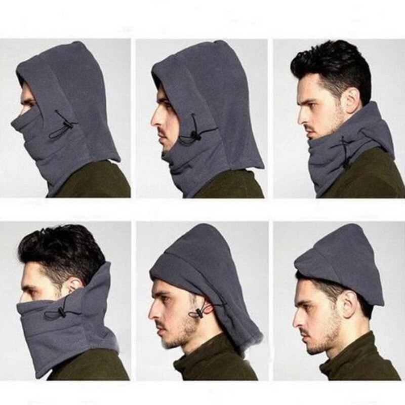 Sports Thermal Fleece Balaclava Hood Police Swat Ski Bike Wind Winter Stopper Face Mask Snowboard For Men Hiking Scarves