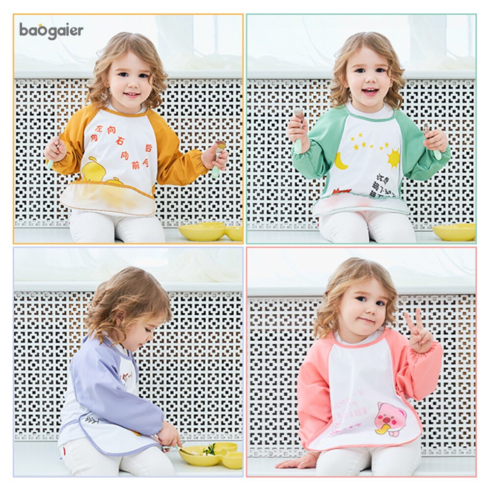 Baogaier Slabbers Kinderen Waterdichte Tela Bib Baby Meisje Jongen Baberos Vlekbestendig Slabbetjes Babero Slabber Voeden Baby Dingen