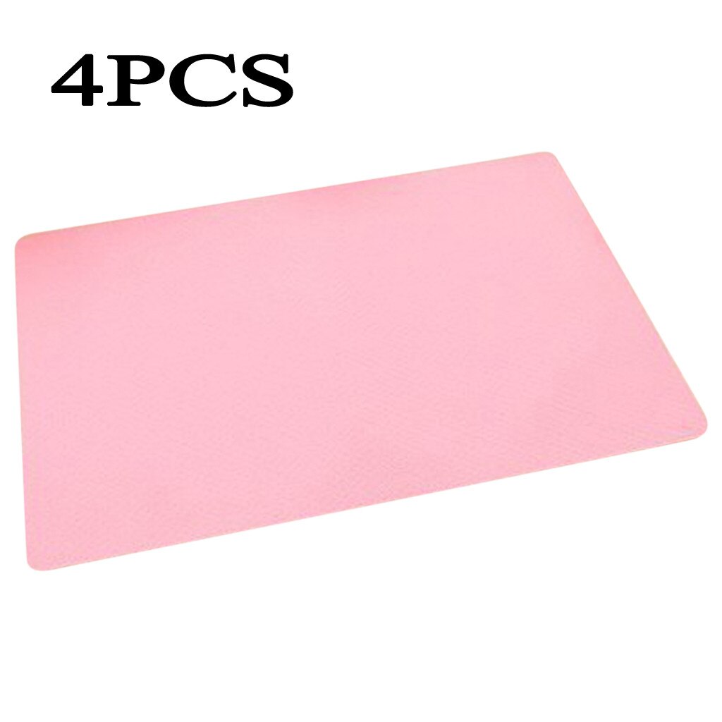 Mildew Proof Moisture-proof Hygroscopic And Washable Refrigerator Mat: Pink