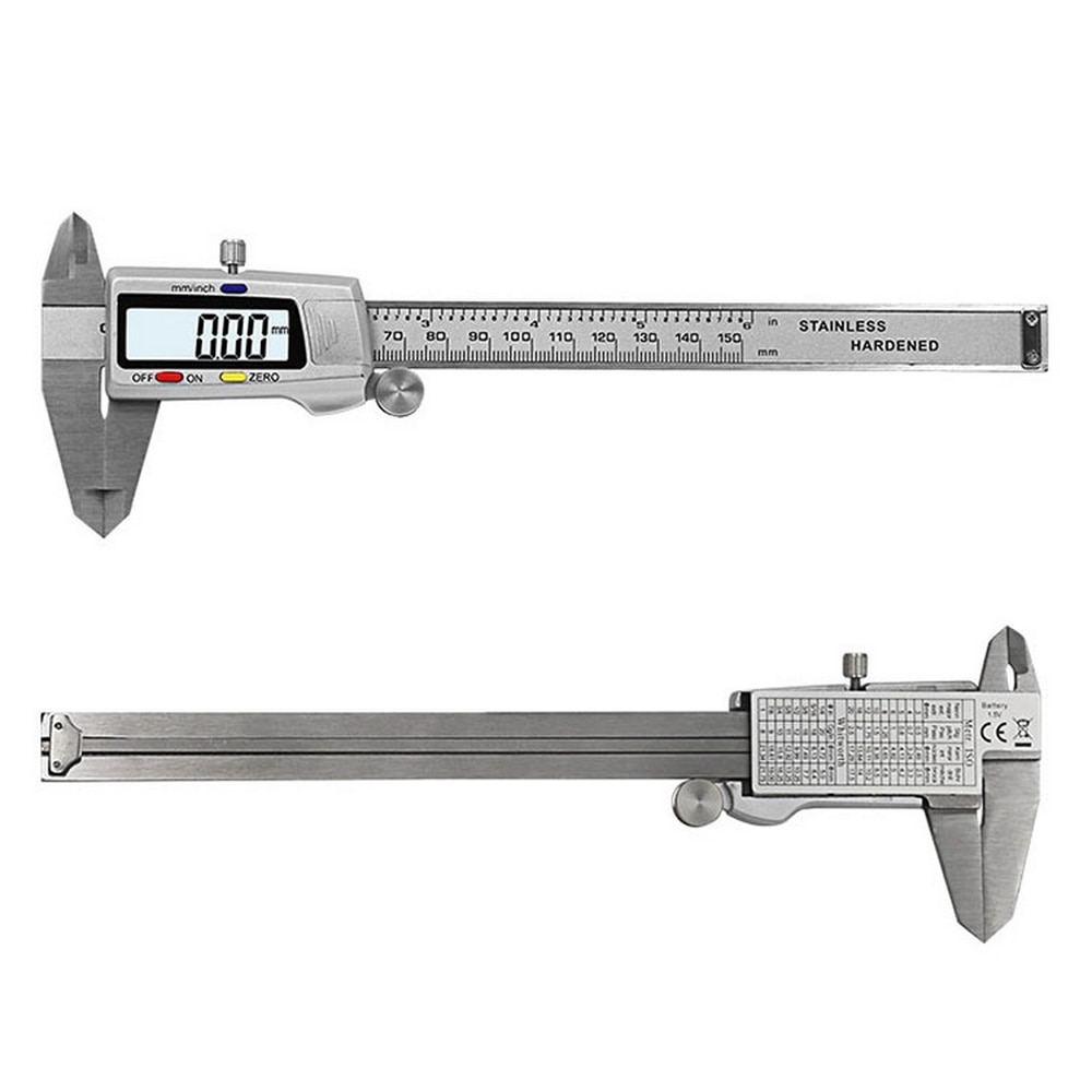 Digital Caliper Stainless Steel 0-150mm Automatically Measurement Vernier Calipers Measuring Tool Electronic Vernier Calipers