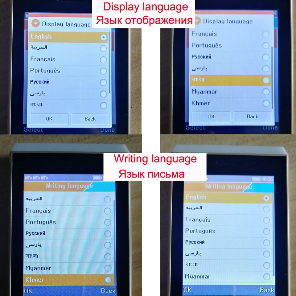 Oukitel L2801 Senior Mobiele Telefoon Gsm Fm Supter Torch Drie Triple Sim-kaart Java Lange Standby Russische Toetsenbord Micro sd MP3