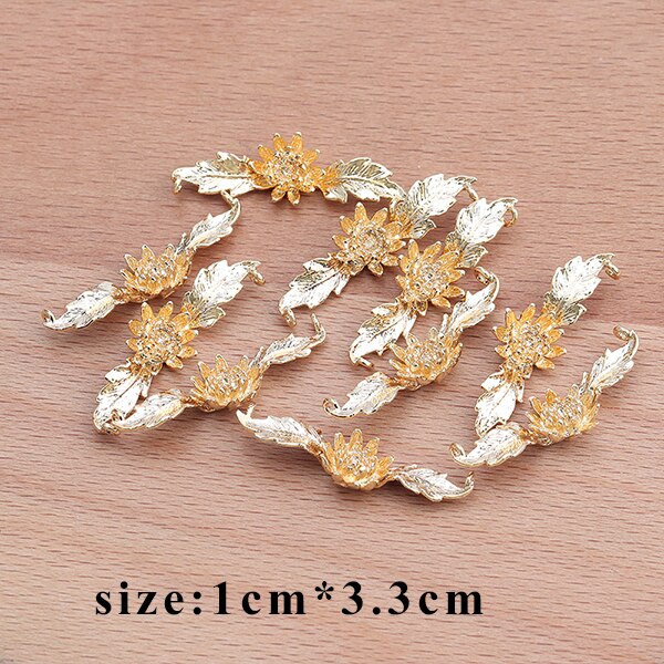 GUFEATHER M647,jewelry accessories,18k gold plated,0.3 microns,charms,jewelry findings,diy earrings,jewelry making,10pcs/lot: M64702