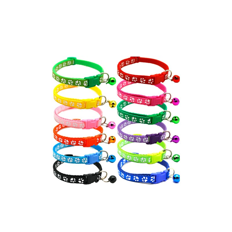 Collier en Nylon respirant pour chat et chaton, sangle de cou réglable à dégagement rapide, anneau de sécurité, collier laisse pour chat, accessoires