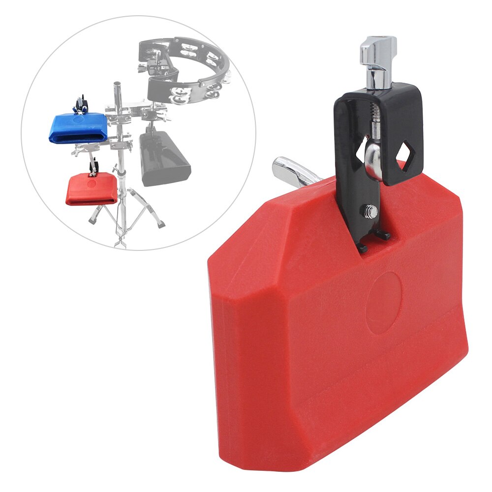 Cow Bell Noise Maker with Mallet Cowbell for Drum Set Percussion Instrument Music Education Tool for Cheering Alerting Sporting