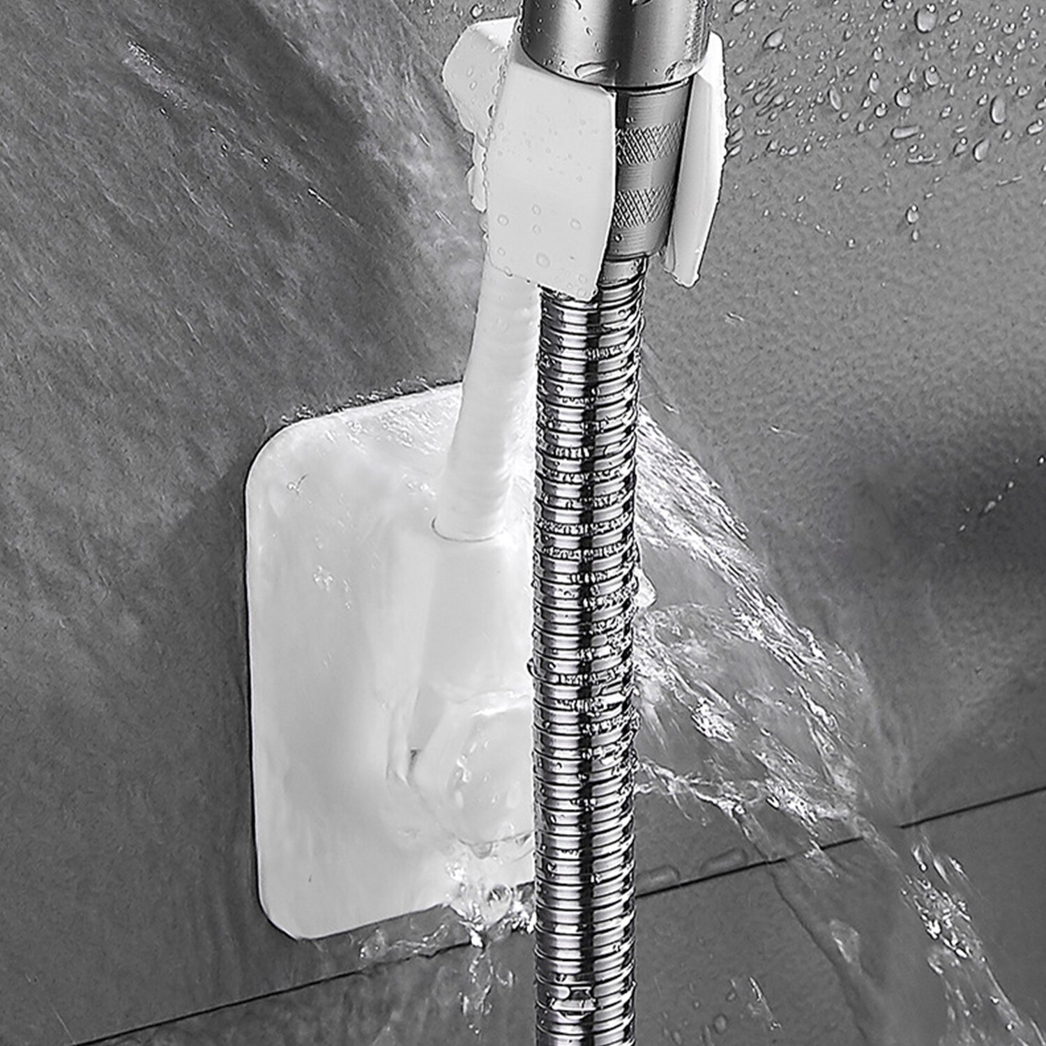 Universal Adjustable Shower BracketBathroom Strong Vacuum Suction Cup Shower Holder Wall Mounted Hand Shower Bathroom Accessory