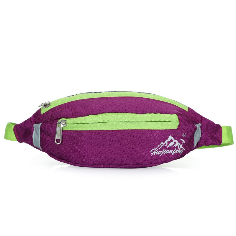 Vanntett nylon Midjeveske - Løping, Reise, Mobiltelefon - 24cm: Lilla