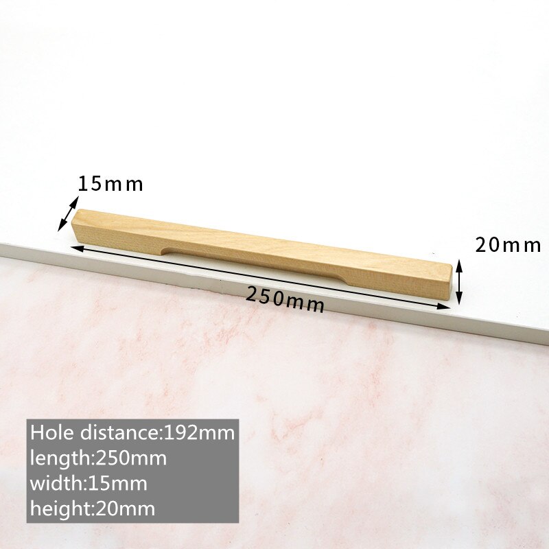 Natural Solid Wood Dresser handles desk drawer knobs and Pulls kitchen Cabinet Door Pulls furniture handle Hardware decoration: A1