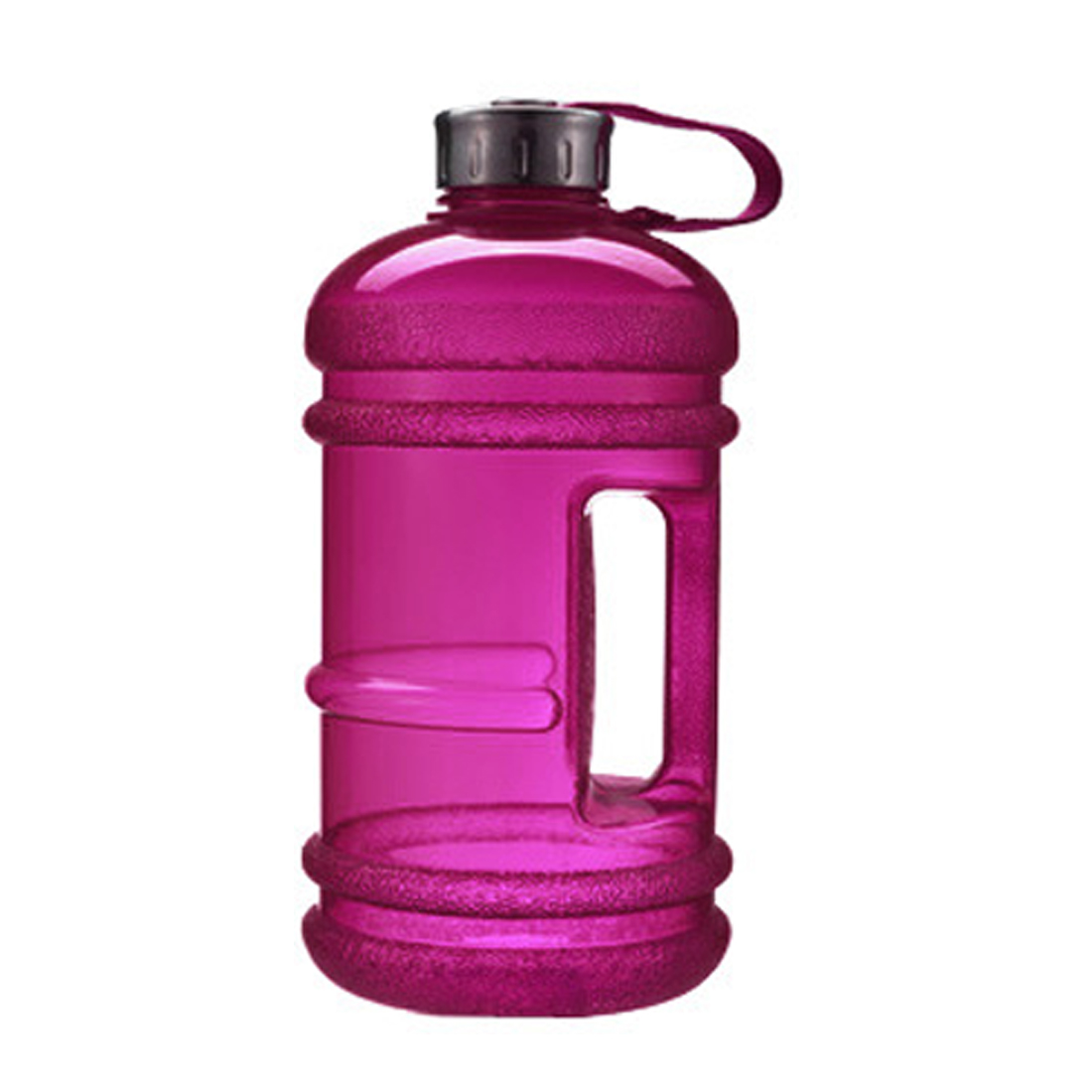 draussen Große Kapazität 2,2 L Wasser Flasche Sport Fitnessstudio Raum Halbe Gallonen Fitness Ausbildung Camping Lauf trainieren Wasser Flasche: LILA