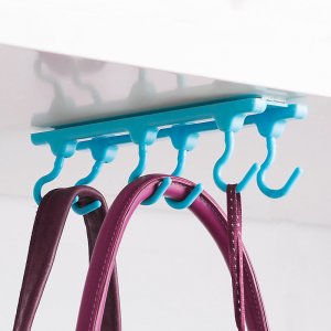 Kitchen Rack Shelf Hook Ceiling Hanging Rod Tool Kitchen Storage Rack Hooks