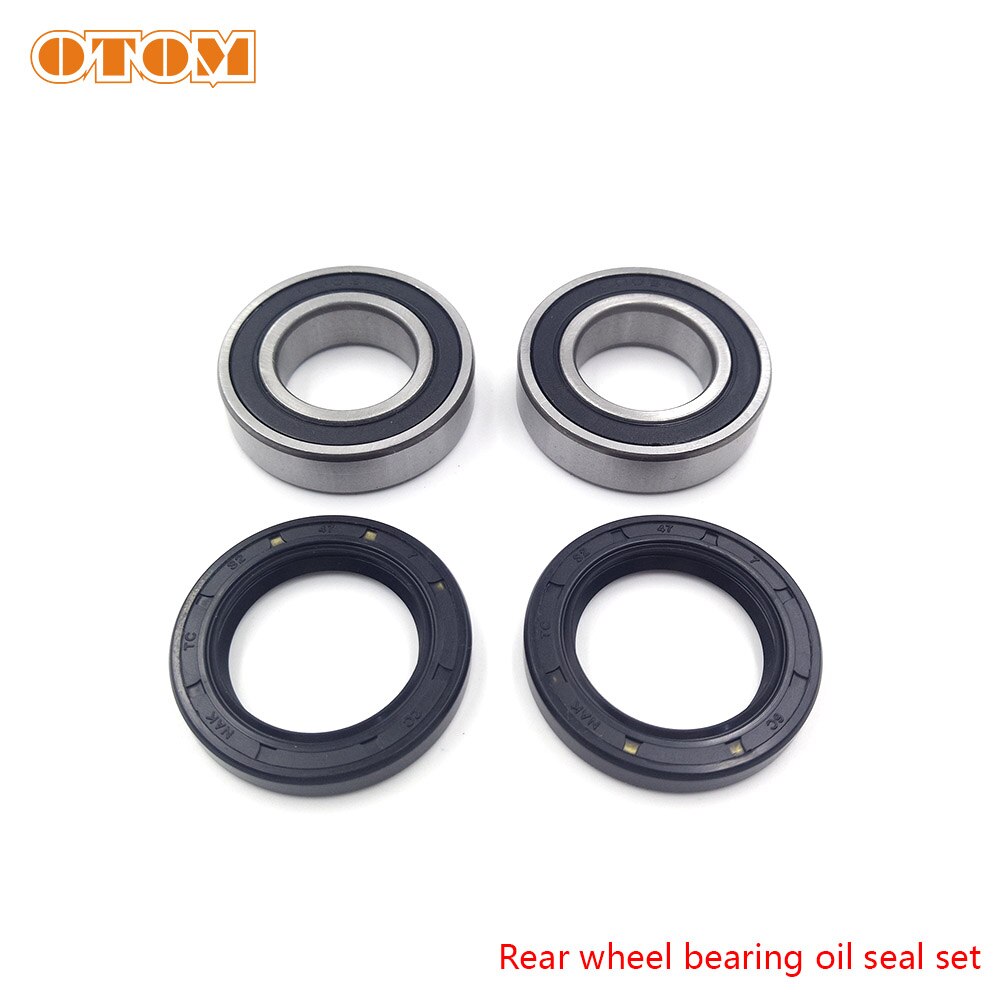 OTOM Motorcycle Front And Rear Wheel Bearing Hub Oil Seal Kit For KTM SX SXF EXC EXCF XCW SMR HUSQVARNA TC TE TX FX FS Motocross: Rear Kit