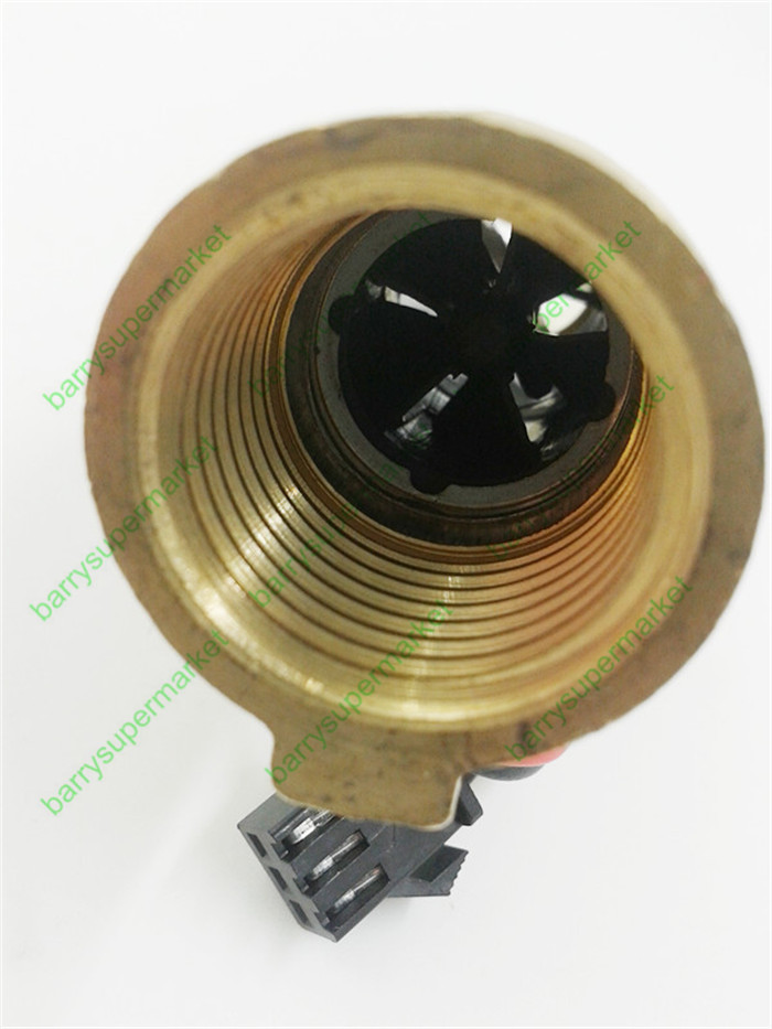 Elektroniczny przepływomierz, elektroniczny czujnik przepływu solarny podgrzewacz wody, przepływomierz wody G1/2 YF-B8 0.3-10L/M zawór magnetyczny