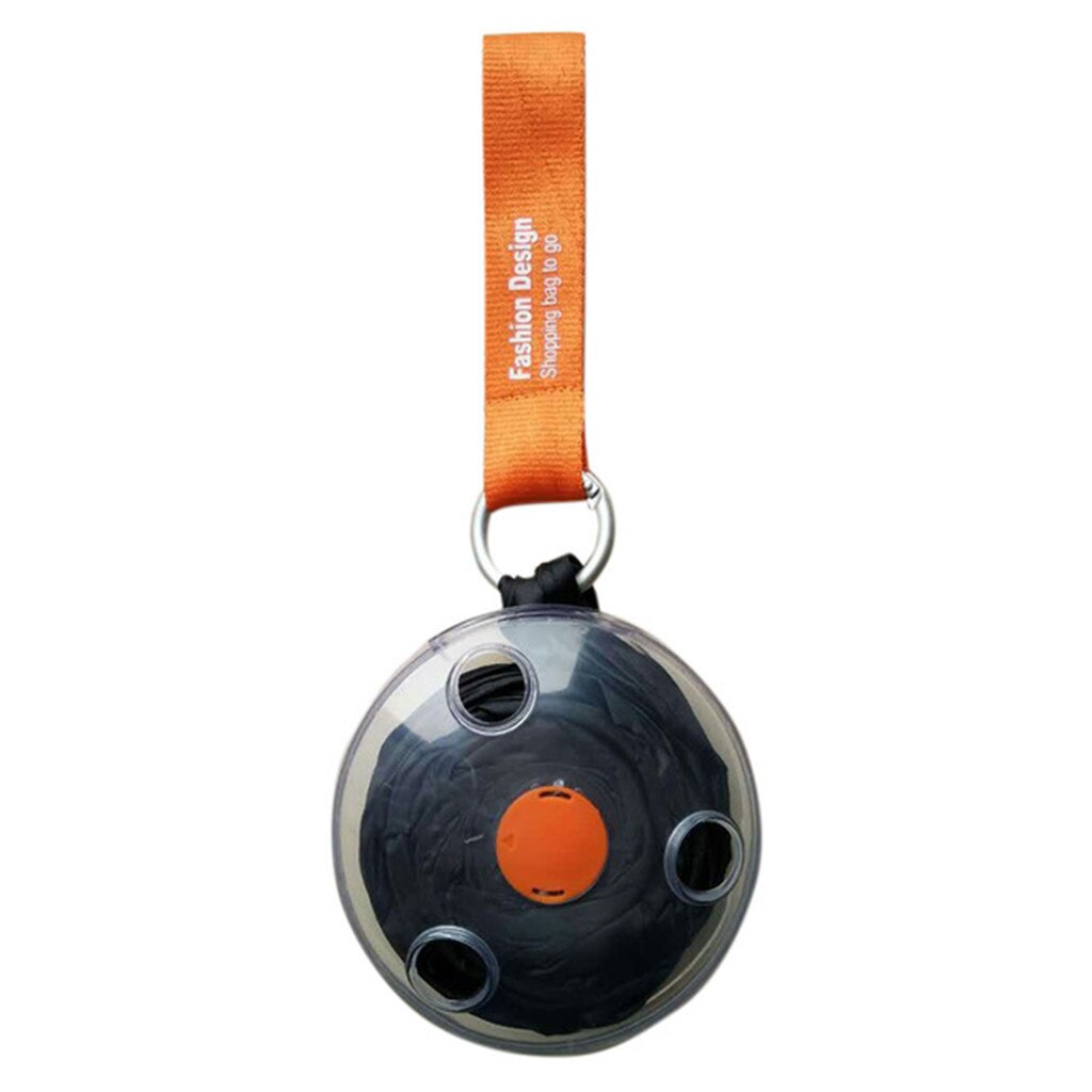 Foldable Shopping Storage Bags Large Capacity Tote Reusable Shopping Bags Stylish And Crossbody Bag Bolsa Plegable#LJC: Black