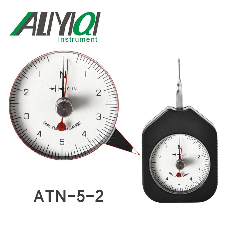 5N Wijzerplaat Spanningsmeter Tensionmeter Dubbele Pointers(ATN-5-2)Tensiometro