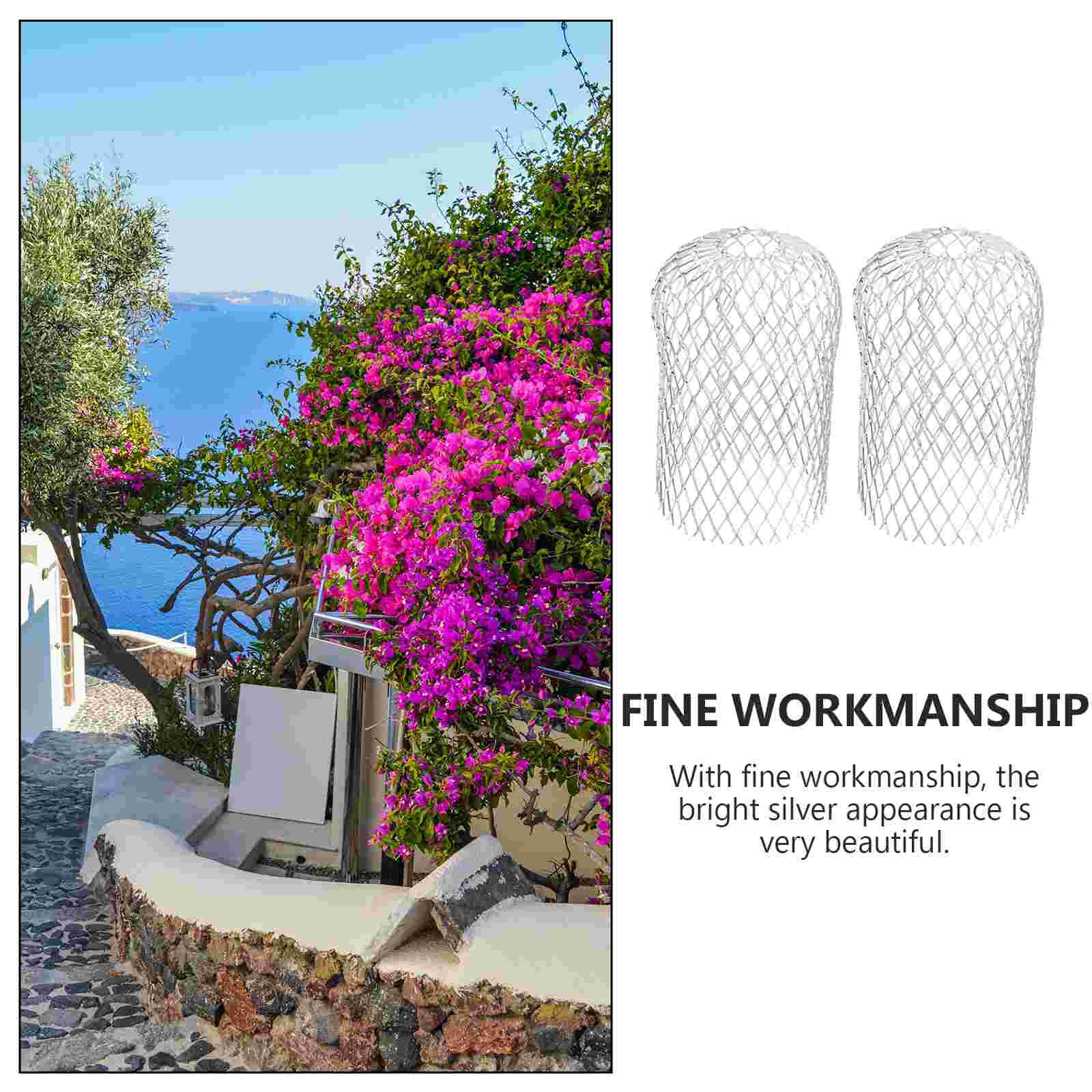 2pcs Gutter Guard Strainer Mesh Gutter Downspout Guard Leaf and Rain Filter