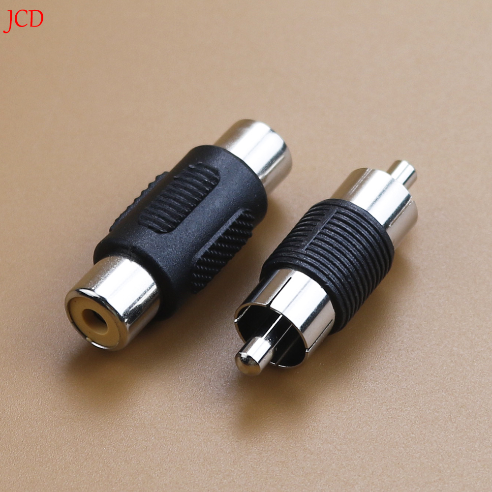 2pcs Dual RCA Male to male female to female Audio Connector Adapter Plug video Coupler AV cable for CCTV camera