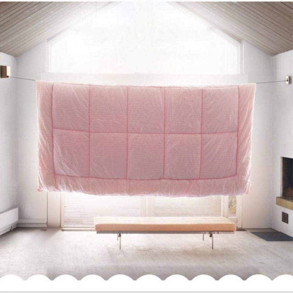 Fil d'acier à la maison Invisible mur cintre intérieur rétractable solide corde à linge rétractable Invisible corde à linge sèche-linge