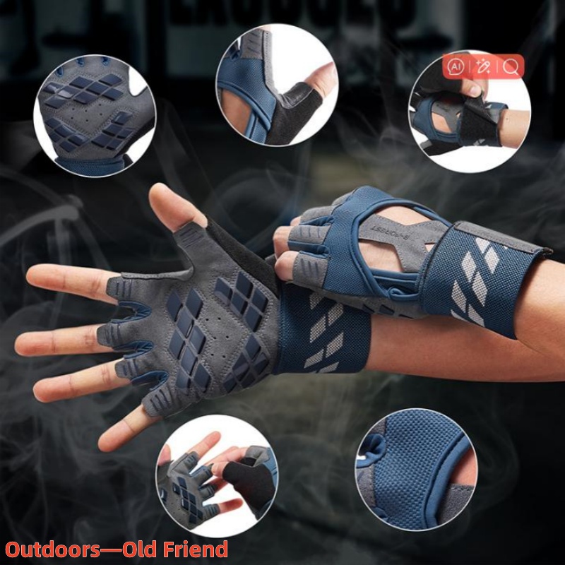Vingerloze Gym Handschoenen Training Fitness Handschoenen Gel Body Building Workout Sport Gewicht Tillen Handschoen Voor Mannen Vrouwen