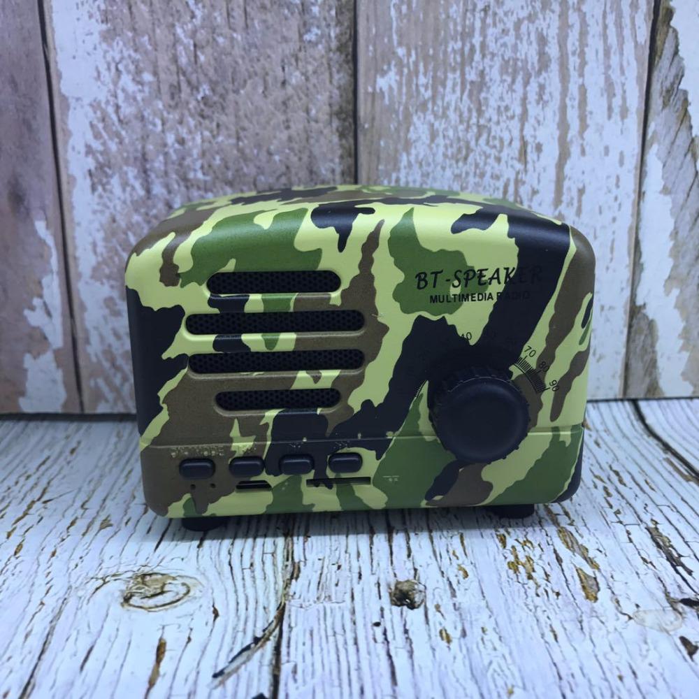 retro Tragbare Bluetooth Lautsprecher Klassische Musik Spieler Mini Drahtlose Bluetooth Lautsprecher Radio USB/TF Karte soundbox Musik Kasten