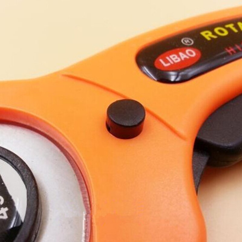 Stijlvolle 45mm Rotary Cutter Premium Quilters Naaien Quilten Stof Snijden Craft Tool draagbare Lederen