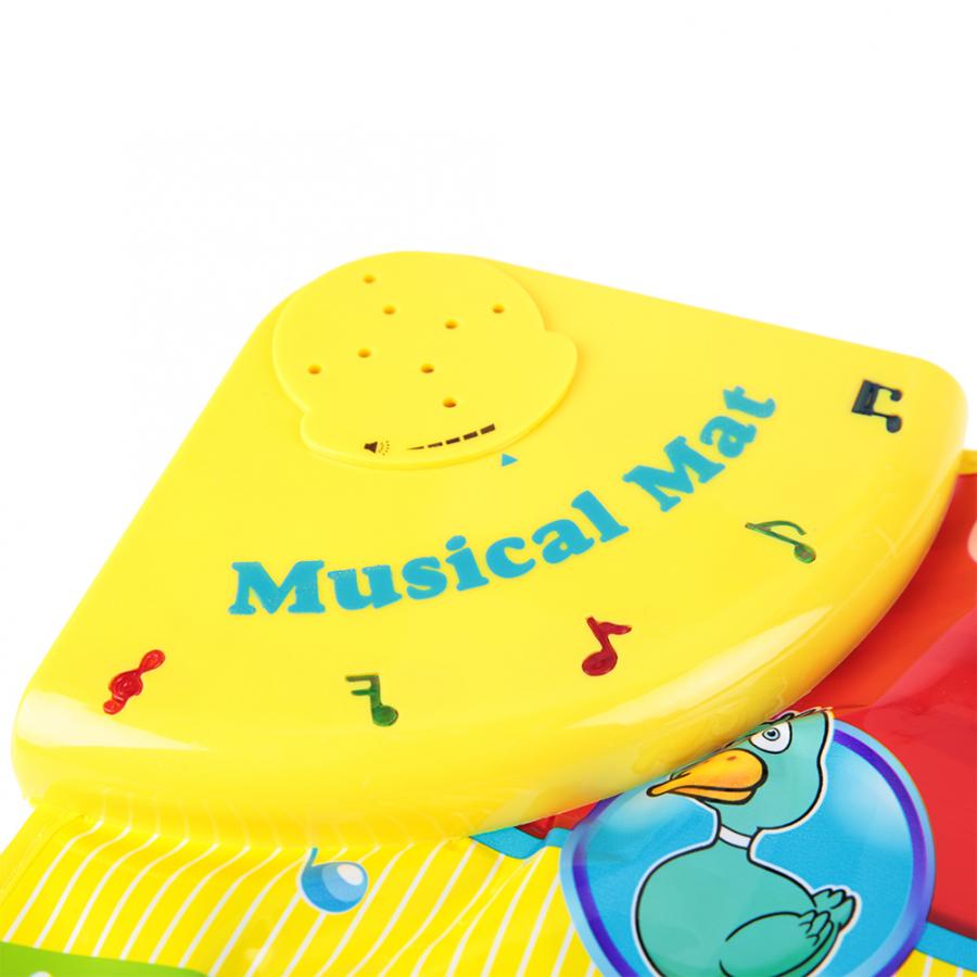 Eletric baby musik palymat djur matta barn krypa piano matta lära sig ryska engelska barn pedagogisk matta leksak
