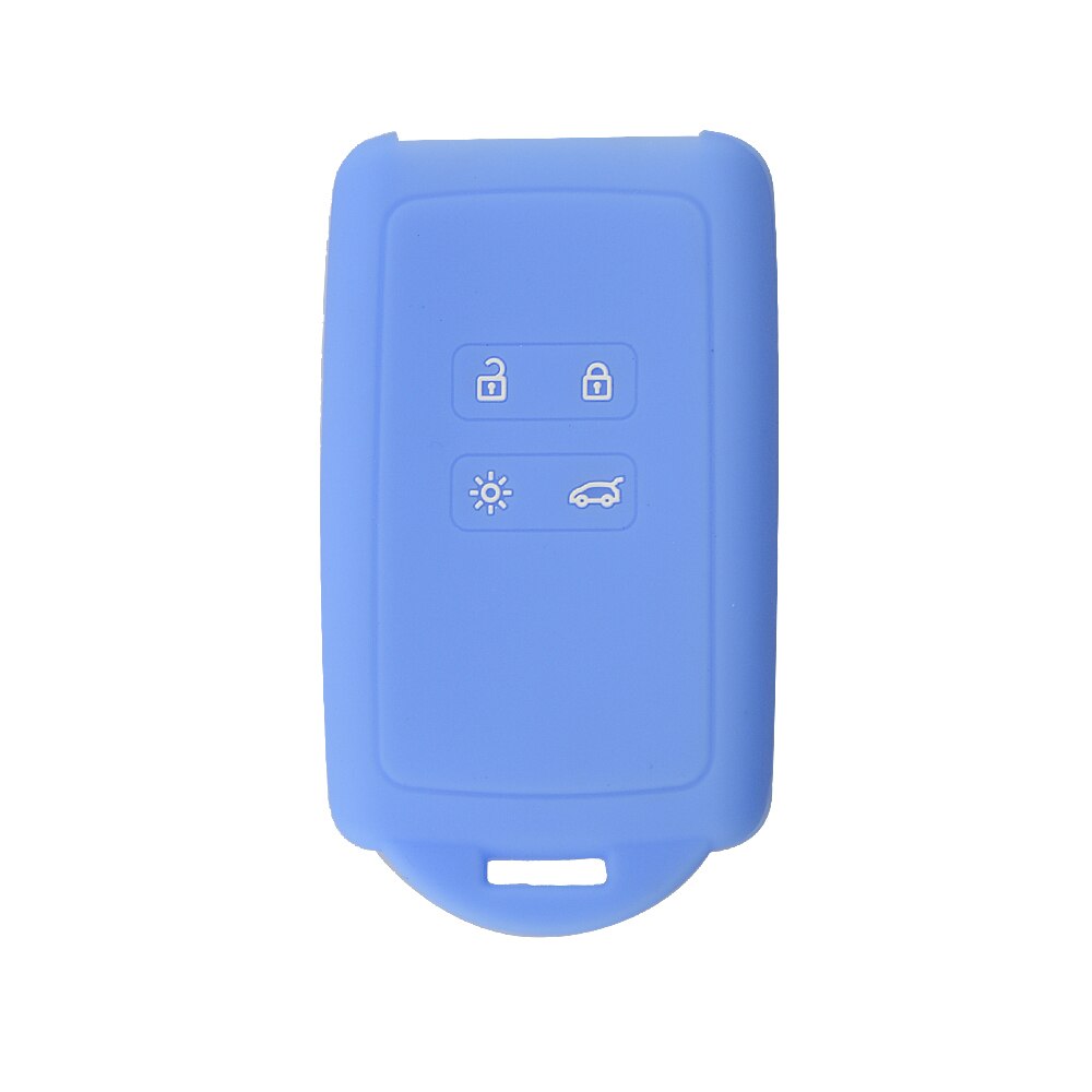 HIBEYO Smart Custodia Per Chiave Auto, In Morbido TPU, Per Renault Koleos Kadjar Megane (Solo Keyless Go) Portachiavi Nero - Foto 6