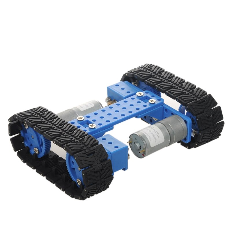 DIY Technology Production Assembled Tanks with Remote Control High Torque Small Track Tanks DIY Robot