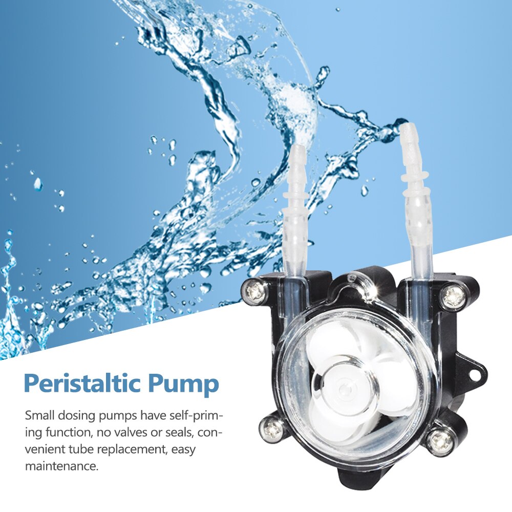 High-flow peristaltisk pumpe miniaturedoseringspumpe peristaltisk slangepumpe til kemisk analyse af laboratorieakvarium