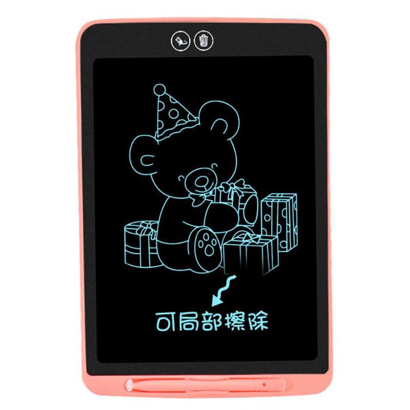 8.5 Inch Smart LCD Writing Tablet Electronic Notepad Drawing Graphics Handwriting Pad Board With Anti-Erase Lock: Pink