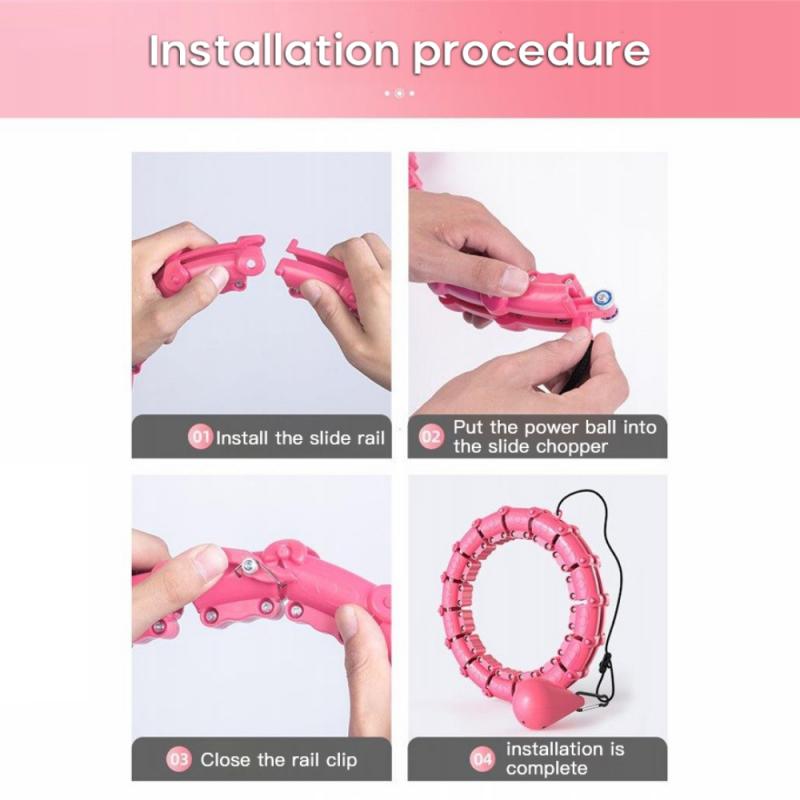 Home Sports Hoop Yoga Fitness Smart Does Not The Line Adjustable Waist Training Ring Abdominal Trainer Abdominal