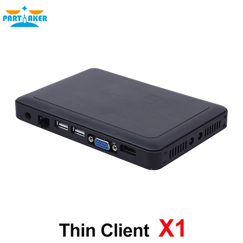 X1 Thin Client Werkstation Cloud Terminal met Alle winnaar A20 Dual-core 1.2 Ghz CPU Linux Windows ondersteuning