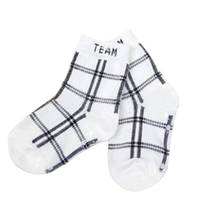 Kids Cotton socks Boy,Girl,Baby,Infant,toddler Cartoon sports socks,For Children: White