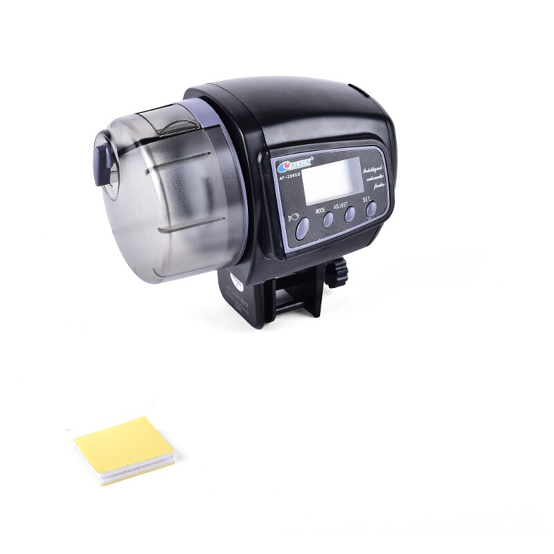 Aquarium Automatic Fish Feeder for Aquarium Fish Tank Auto Feeders with Timer Pet Feeding Dispenser LCD Display Fish Feeder