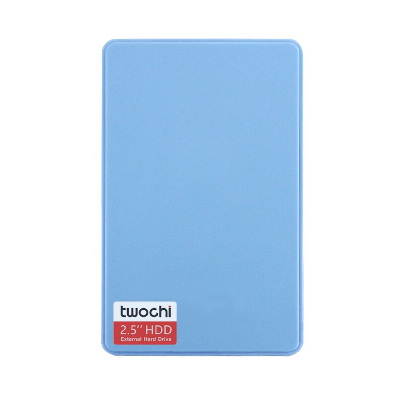 Stijlen Twochi A1 5 Kleur Originele 2.5 ''Externe Harde Schijf 60Gb USB3.0 Portable Hdd Storage Disk Plug en Spelen Op Verkoop: blue