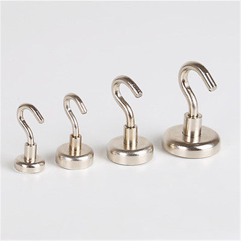 Strong Mini Magnetic Circular Hook Hanger Magnets Linked Kitchen Wall Hold