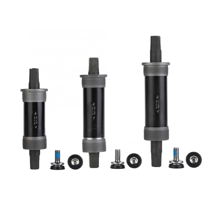 Bicycle Bottom Bracket with Screws Square Tapered Threaded Bottom Bracket 80*142mm 100*155mm 100*177mm