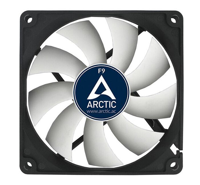 Arctic  f9 arctic cpu radiator/ datorhölje 9cm fläkt 3 -stifts sockel fdb 1800 rpm vätskelager vattenkylare master 90mm st fläktar