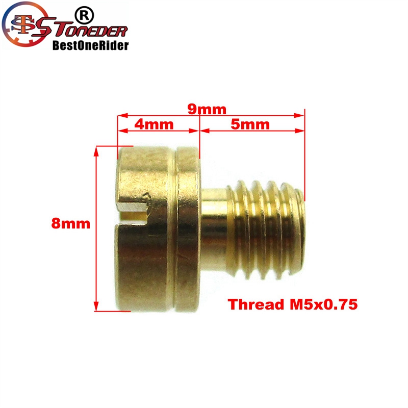 Stoneder grote ronde carburateur hoofdsproeiers voor mikuni carburateur  #155 160 170 175 180 vervangt  n100/604