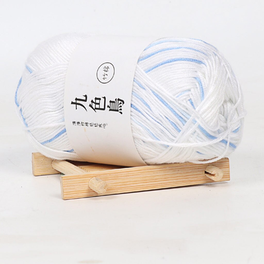 Bamboo Charcoal Cotton Baby Line Fine Wool Crochet Diy Children Cotton Yarn Comfortable Wool Blended Yarn Apparel Sewing Yarn