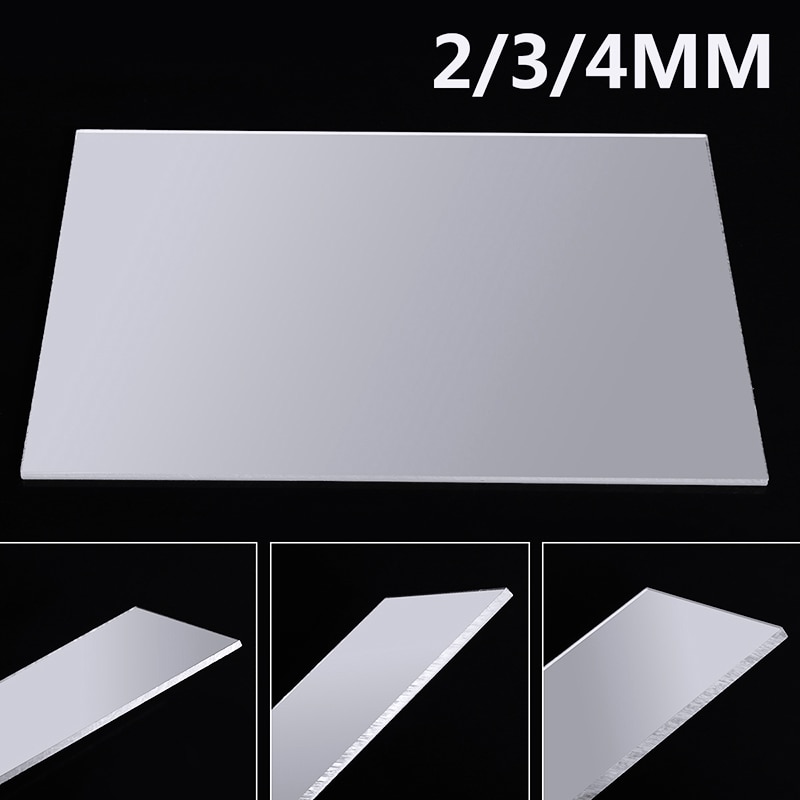 Clear Plastic Acrylic Perspex PC Acrylic Glass Sheet For Custom Cutting Panel 2/3/4/6/8 Mm Thickness DIY Craft Supplies