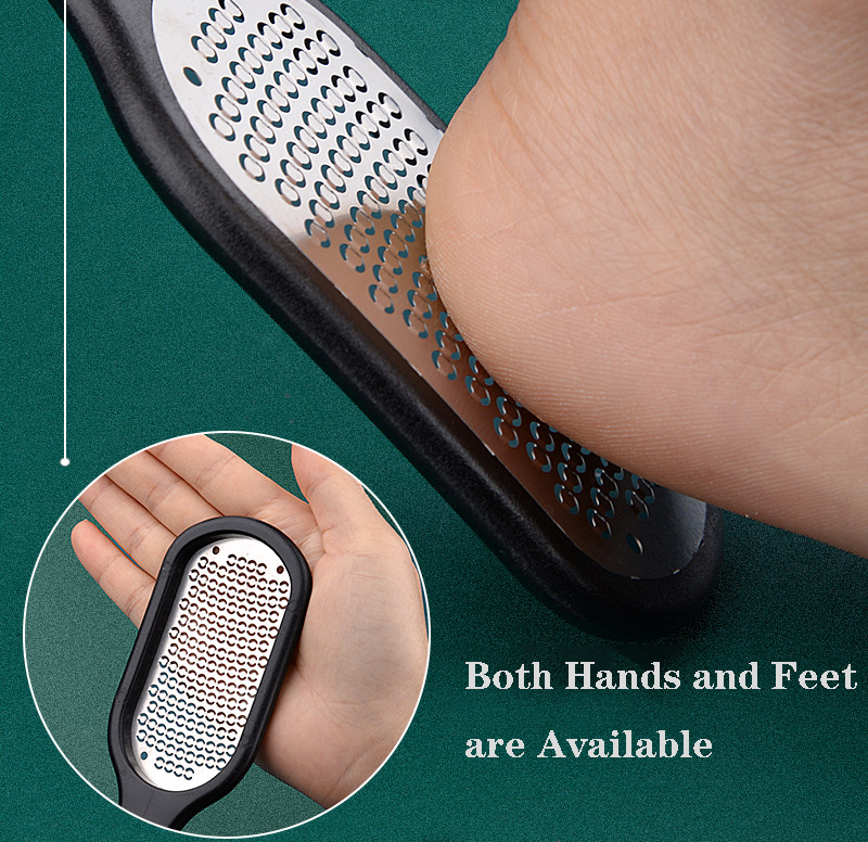 Lime à pied grattoir dissolvant de callosités pieds outils de pédicure professionnels en acier élimination du maïs des pieds dissolvant de peau morte soins des pieds