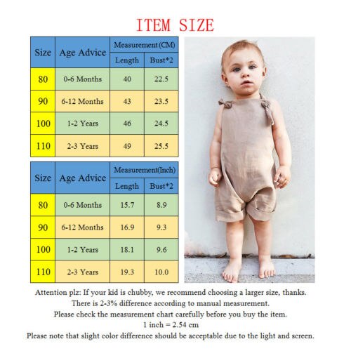 Toddler Summer Khaki Overalls Children Clothes Kids Boy Girl Loose Bib Pants Romper Jumpsuit Playsuit Outfits Fit 0-3T