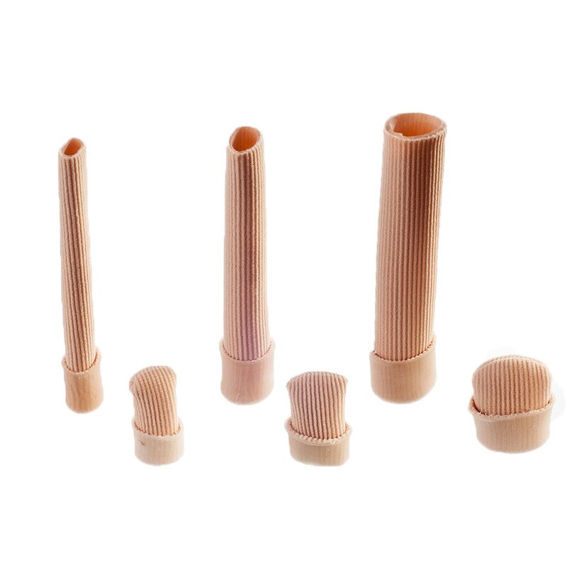 Can be cut toe set rib fabric gel tube sleeve cap for hammer toe finger separation protector foot care finger toe