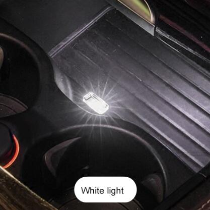 Auto Led Licht Usb Sfeer Licht Voor Volkswagen Vw Tiguan Passat Golf Alltrack Atlas: WHITE