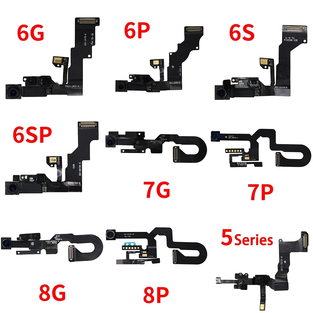 PINZHENG Vorne Kamera Für iPhone 7 8 6S 6 Plus 5G 5C 5S 5SE Kamera Für iPhone 6 7 8 Plus biegen Kabel Ersatz Telefon Teile