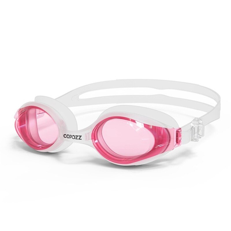 Copozz Professionele Zwembril Anti Fog Lek Uv-bescherming Swim Eyewear Verstelbare Volwassen Zwembril Mannen Vrouwen Eyewear: Roze