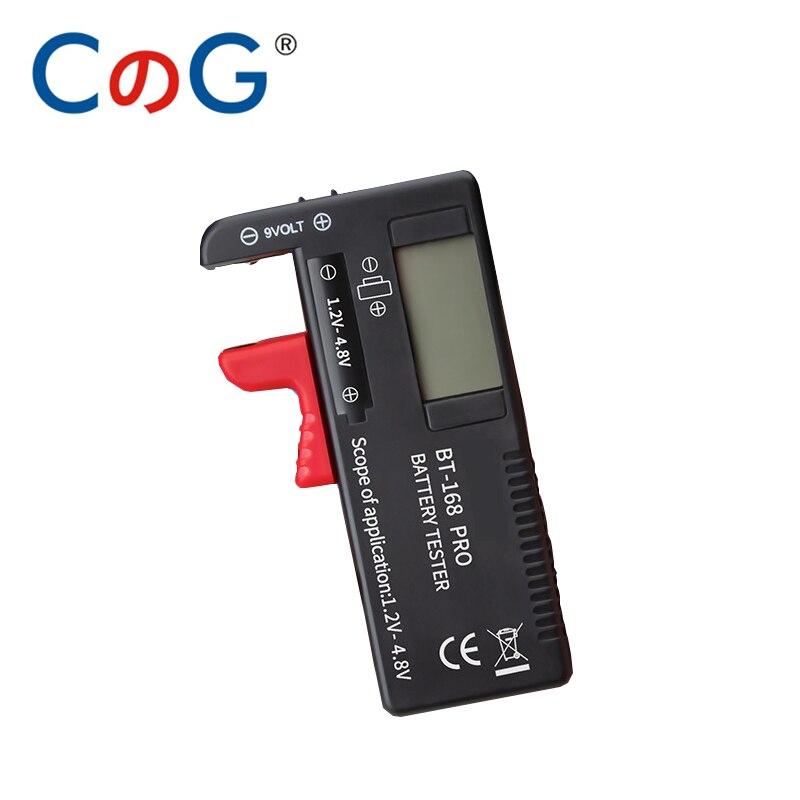 BT-168-Tabla de códigos AA/AAA/C/D/9V/1,5 v, indicador de fuente de alimentación de la batería, probador de voltaje, herramienta de diagnóstico de inspección, universal, 168pro