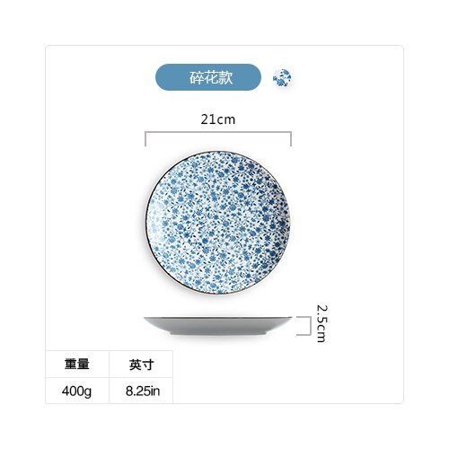 Japanese Ceramic Tableware Dinner Porcelain Dinnerware T Kitchen Plate Dishes for Restaurant White Porcelain Dishes & Plates: 2